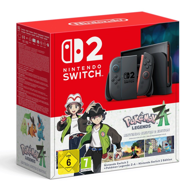 Pack Console Nintendo Switch™ 2 + jeu Légendes Pokémon™ : Z-A Switch 2 Edition